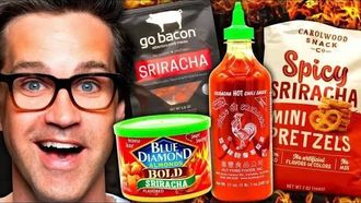 Episode 102 What's The Best Sriracha Snack? Taste Test