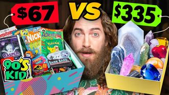 Episode 62 Cheap vs. Expensive Mystery Box (Challenge)