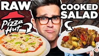 Episode 73 Raw Cooked Food vs. Cooked Raw Food Taste Test