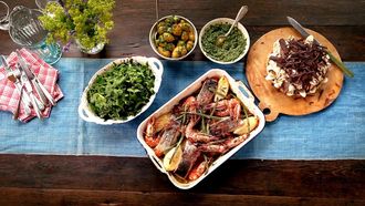 Episode 11 Fish Tray Bake