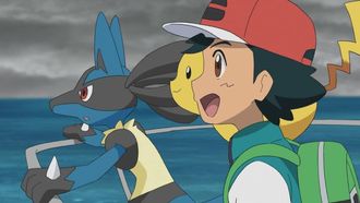Episode 36 Lucarionite! Adventure on Mega Island!!