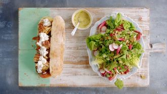 Episode 25 Crispy Pork and Grilled Mushroom Sub