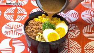 Episode 15 Miso Ramen Bento & Tonjiru (Pork Miso Soup) Bento