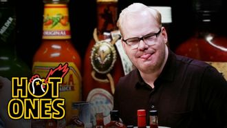 Episode 13 Jim Gaffigan Rediscovers His Flop Sweat Eating Spicy Wings