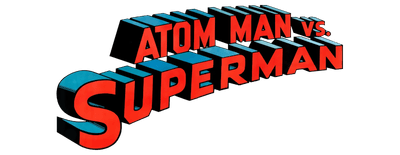 Atom Man vs. Superman logo
