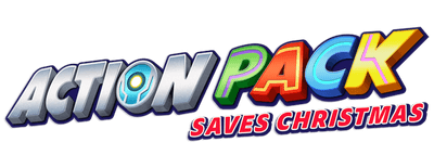 The Action Pack Saves Christmas logo