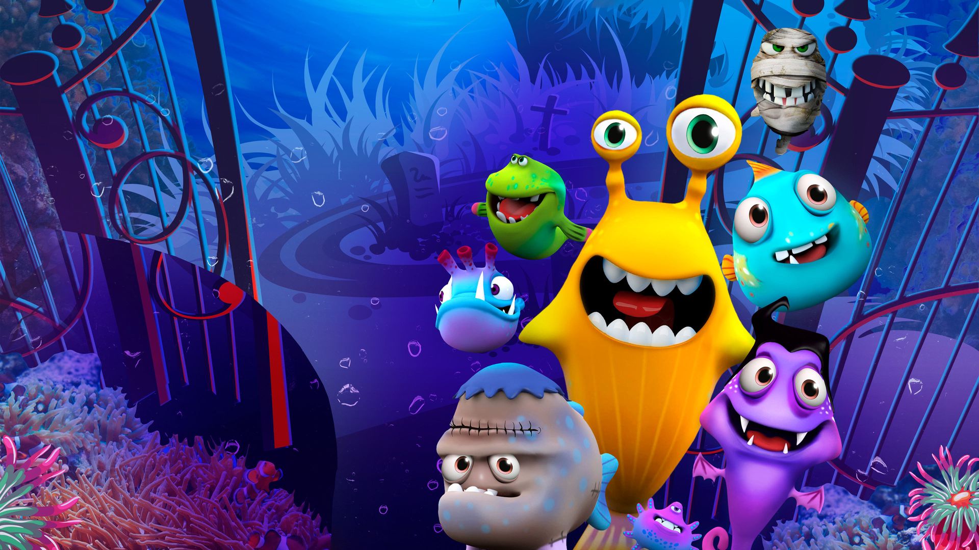 Sea Monsters background