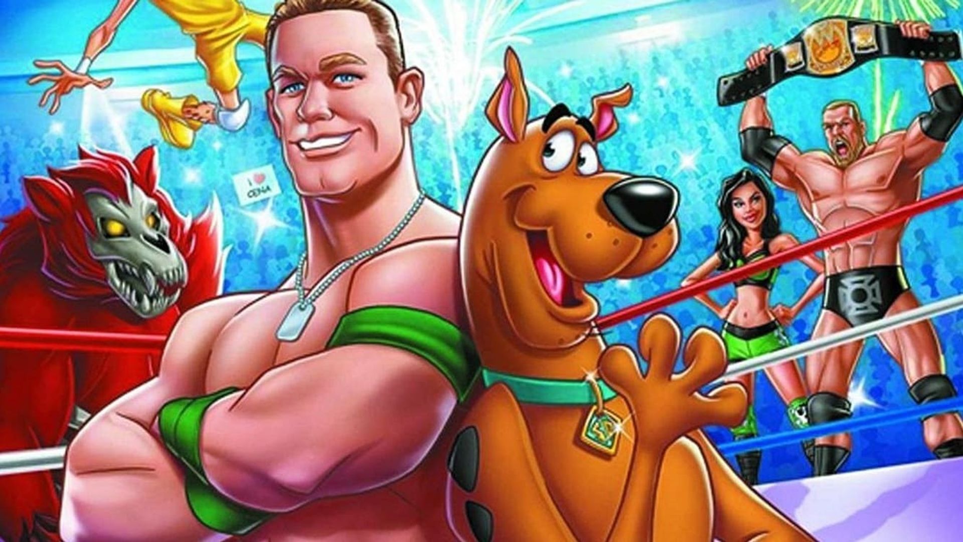 Scooby-Doo! and WWE background