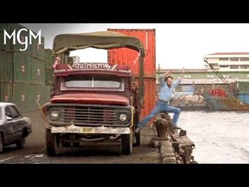 Car Chase Through The Harbor