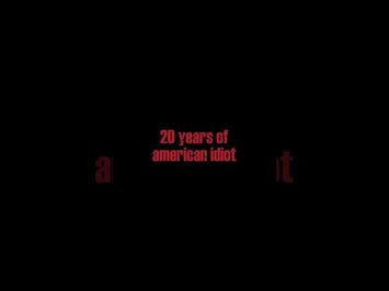 20 Years of American Idiot, the brand new documentary comes out October 25th.