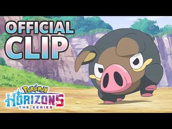 Sprigatito vs. Lechonk! - Pokémon Horizons: The Series Official Clip