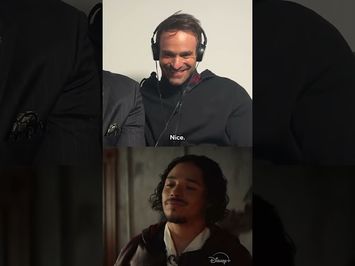 Charlie Cox & Vincent D'Onofrio watch the trailer for Marvel Television's all-new series Ironheart!