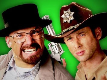 Rick Grimes vs Walter White. Behind the Scenes. Epic Rap Battles of History