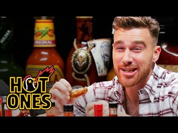 Travis Kelce Gets Woozy Eating Spicy Wings | Hot Ones