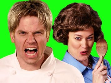 Gordon Ramsay vs Julia Child. ERB Behind the Scenes