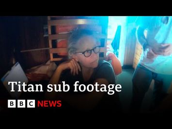 Titan submersible footage captures moment of implosion | BBC News