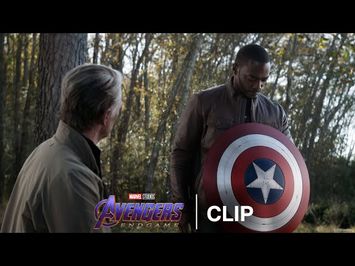 Steve Passes the Captain America Shield to Sam - Official Clip