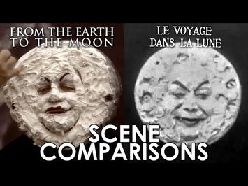 From the Earth to the Moon (1998) and Le voyage dans la lune (1902) - scene comparisons