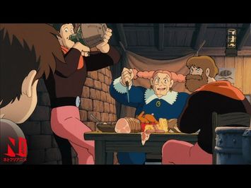 Dola Gives Pazu a Lesson