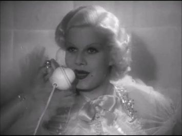 Dinner at Eight (1933) Hilda Vaughn , Jean Harlow, and Billie Burke. scene