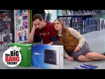 Sheldon Can't Decide Between Xbox One or PS4 | The Big Bang Theory