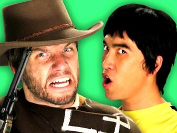 Epic Rap Battles of History - Behind the Scenes - Bruce Lee vs Clint Eastwood