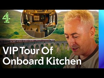 VIP Tour Of The Onboard Kitchen And Luscious Cabins | Scotland's Most Luxurious Railways | Channel 4