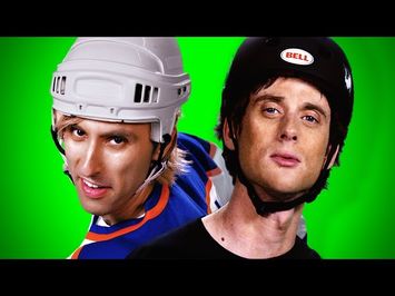 Tony Hawk vs Wayne Gretzky. ERB Behind the Scenes
