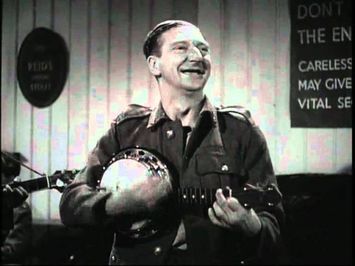 Frank Randle on Banjolele from Somewhere in Camp 1942 with words
