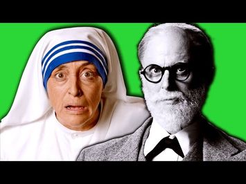 Mother Teresa vs Sigmund Freud. ERB Behind The Scenes