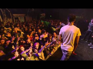 Kid Cudi and Dot Da Genius of WZRD rage with the cast of Project X