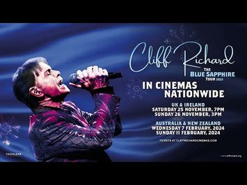Cliff Richard: The Blue Sapphire Tour 2023 | Cinema Announcement Video