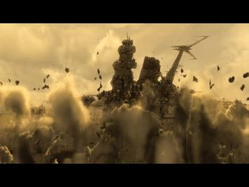 *351* - Space Battleship Yamato (2010 Live Action Movie) - Sample Scene - Yamato Launch Sequence