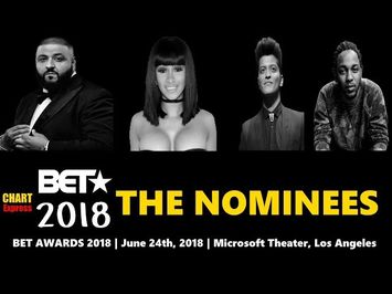 BET★ Awards 2018 - Nominees | Black Entertainment Television Awards 2018 | ChartExpress