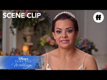 Disney’s Fairy Tale Weddings | Gabriela and Tanner Reception at Epcot – United Kingdom | Freeform