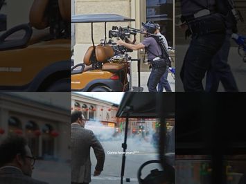 Filmed on location on the Warner Brothers backlot.