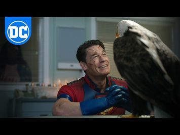 DC Super Scenes: Eagly Hugs Peacemaker