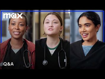 The Cast of The Pitt Answer Fan Questions