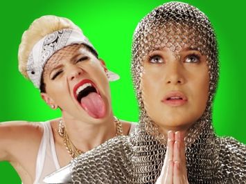 Epic Rap Battles of History - Behind the Scenes - Miley Cyrus vs Joan of Arc