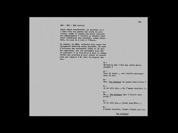 Alain Resnais on the script for Last Year at Marienbad