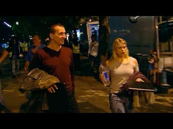 Chris and Billie's First Big Scene Together | Doctor Who Confidential