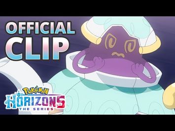 Shuckle vs. Polteageist - Pokémon Horizons: The Series Official Clip