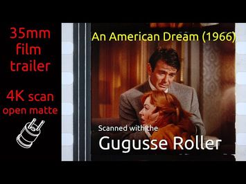 An American Dream (1966) 35mm film trailer, flat open matte, 4K