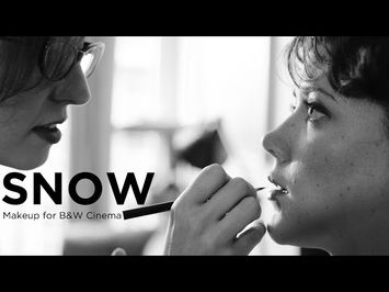 Makeup for B&W Cinema - Behind the Scenes on #SnowFilm